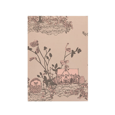 Classic Woodlands Wallpaper - Brown Pink