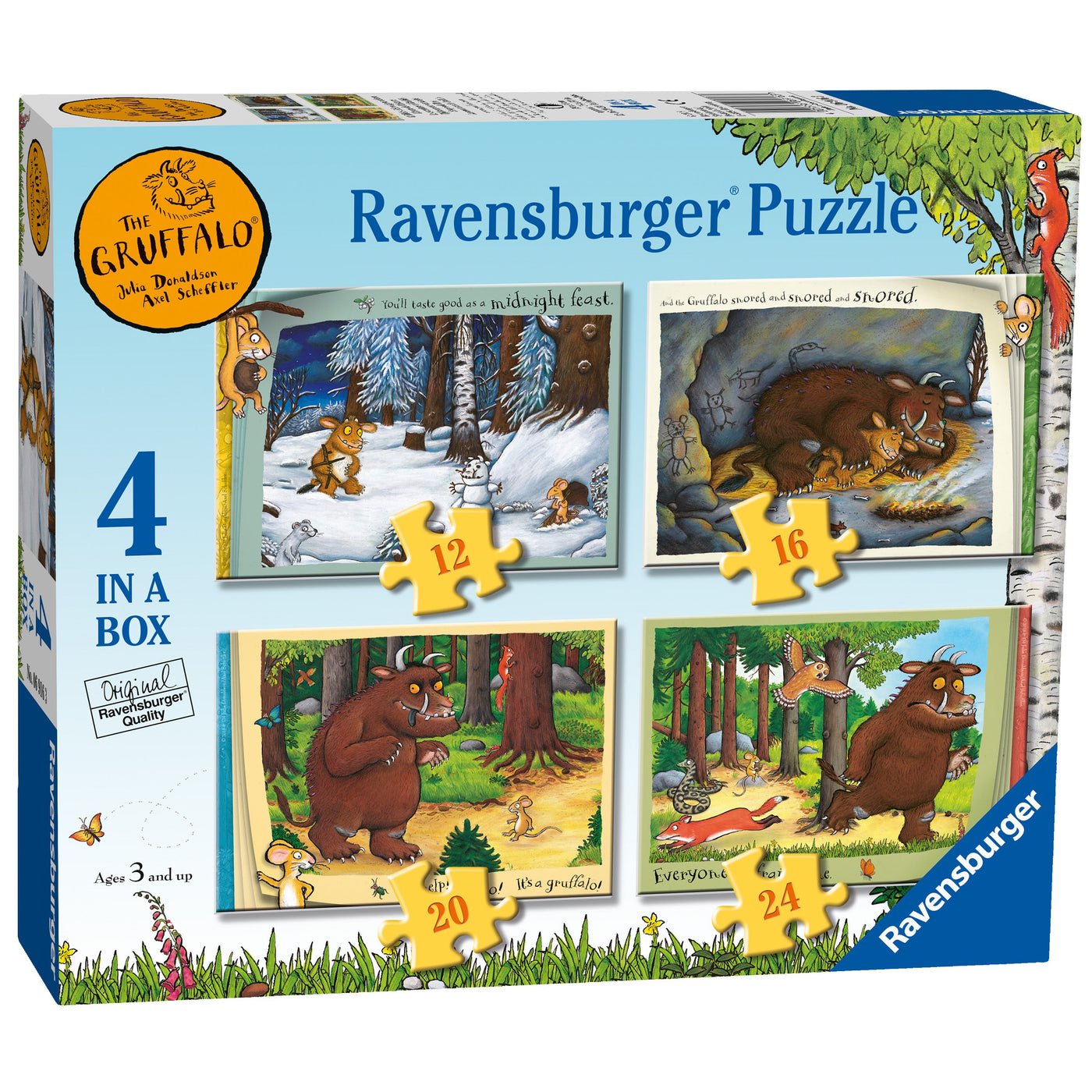 The Gruffalo 4 in a Box Puzzles