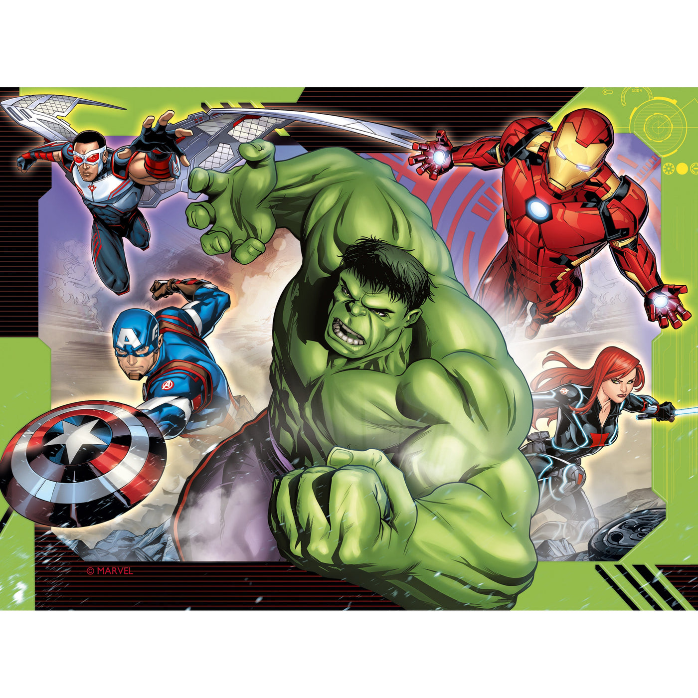 Avengers Assemble 4 in a Box Puzzles