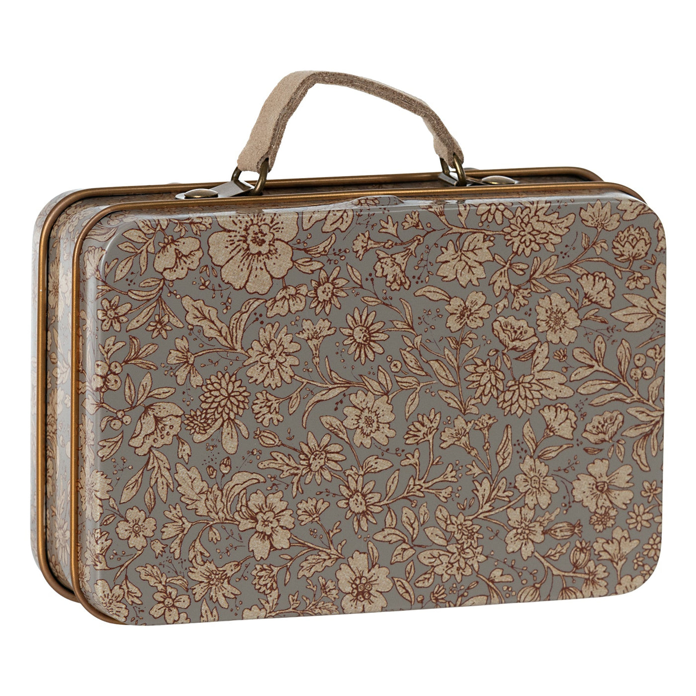 Small Suitcase - Blossom - Grey