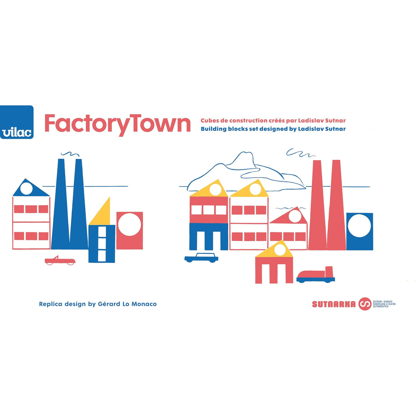 Factory Town Blocks-Vilac-Yes Bebe