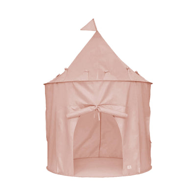 Recycled Fabric Play Tent Castle - Solid Colors-3 Sprouts-Misty Pink-Yes Bebe