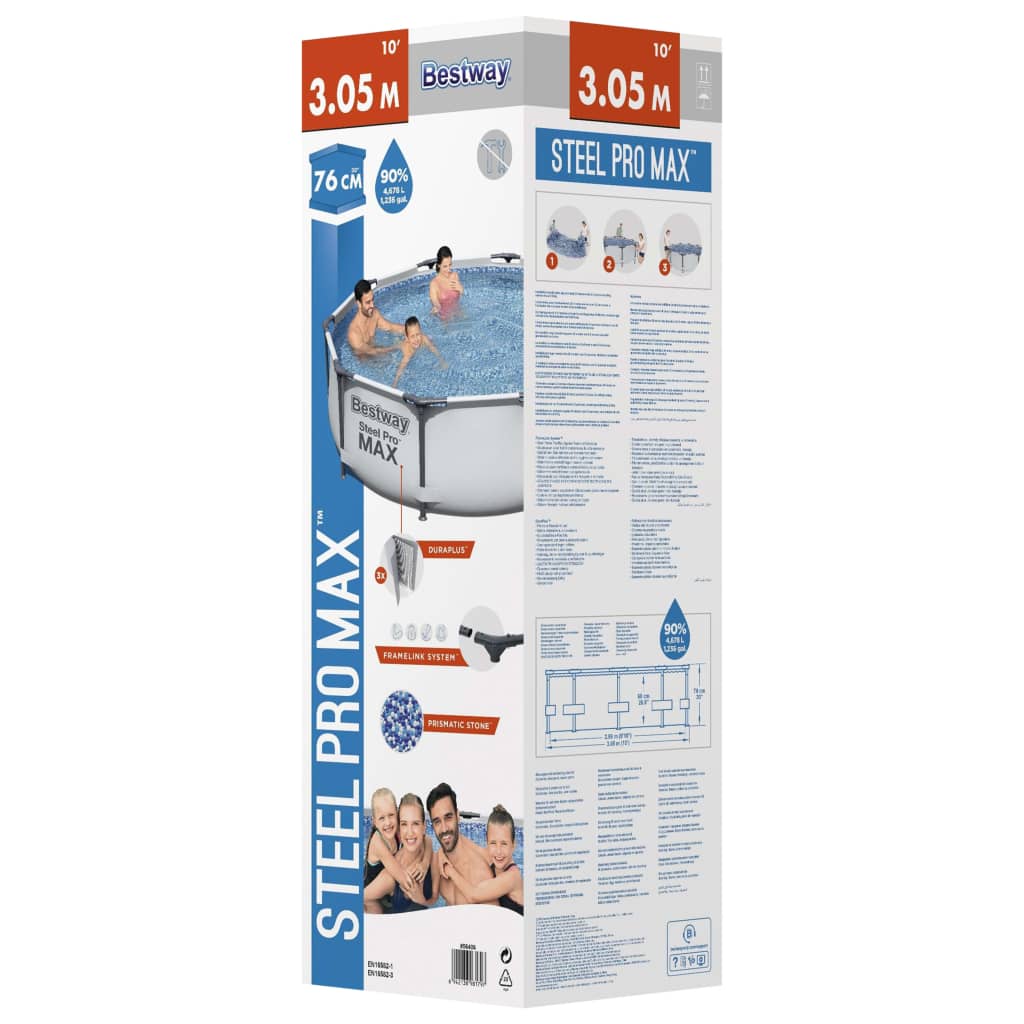 Steel Pro MAX Swimming Pool Set 305x76 cm
