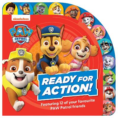 PAW Patrol Ready for Action! Tabbed Board Book-Books-Farshore-Yes Bebe