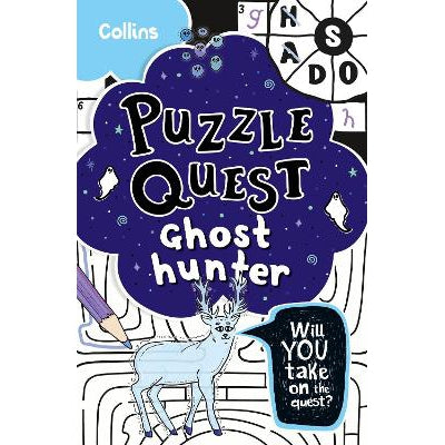 Ghost Hunter: Solve more than 100 puzzles in this adventure story for kids aged 7+ (Puzzle Quest)-Books-Collins-Yes Bebe