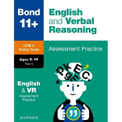 11+: Bond 11+ CEM English & Verbal Reasoning Assessment Papers 9-10 Years-Books-Oxford University Press-Yes Bebe