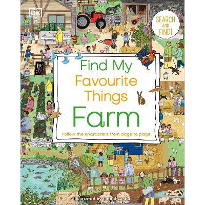 Find My Favourite Things Farm: Search and Find! Follow the Characters From Page to Page!-Books-DK Children-Yes Bebe