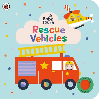 Baby Touch: Rescue Vehicles: A touch-and-feel playbook-Books-Ladybird-Yes Bebe