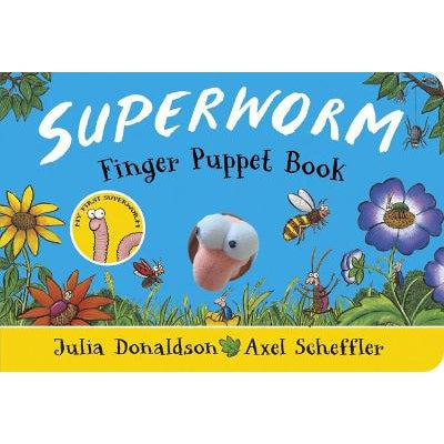 Superworm Finger Puppet Book - the wriggliest, squiggliest superhero ever!-Books-Alison Green Books-Yes Bebe