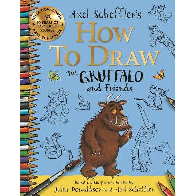 How to Draw The Gruffalo and Friends: Learn to draw ten of your favourite characters with step-by-step guides-Books-Macmillan Children's Books-Yes Bebe