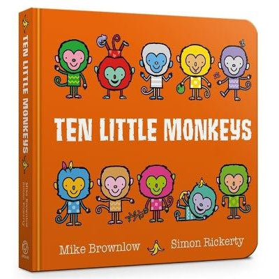 Ten Little Monkeys Board Book-Books-Orchard Books-Yes Bebe