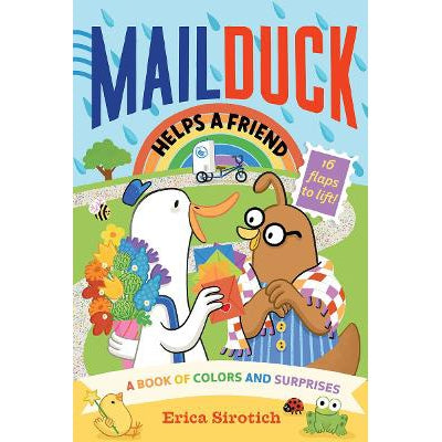 Mail Duck Helps a Friend (A Mail Duck Special Delivery): A Book of Colors and Surprises-Books-Abrams Appleseed-Yes Bebe