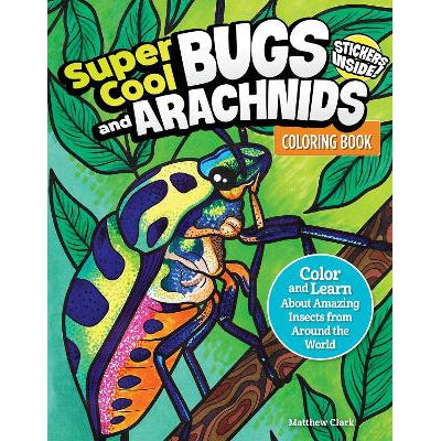Super Cool Bugs and Spiders Coloring Book: Color and Learn About Amazing Insects from the Around the World-Books-Design Originals-Yes Bebe