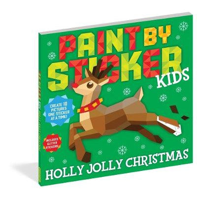 Paint by Sticker Kids: Holly Jolly Christmas-Books-Workman Children's-Yes Bebe