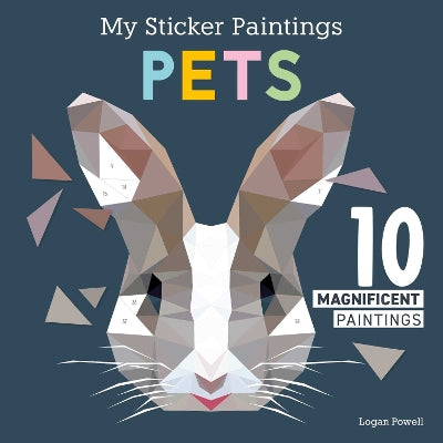 My Sticker Paintings: Pets: 10 Magnificent Paintings-Books-Happy Fox Books-Yes Bebe