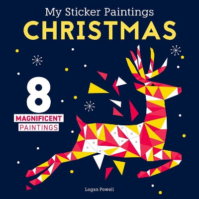 My Sticker Paintings: Christmas: 8 Magnificent Paintings-Books-Happy Fox Books-Yes Bebe