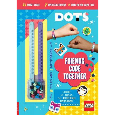 LEGO® DOTS®: Friends Code Together (with stickers, LEGO tiles and two wristbands)-Books-Buster Books-Yes Bebe