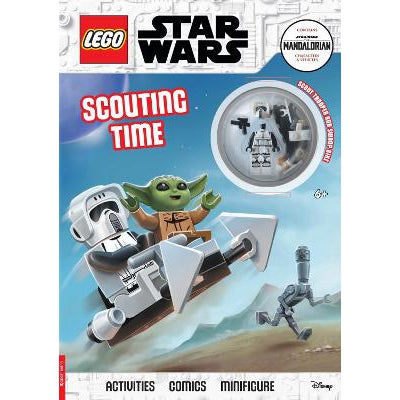 LEGO® Star Wars™: Scouting Time (with Scout Trooper minifigure and swoop bike)-Books-Buster Books-Yes Bebe