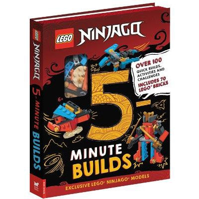 LEGO® NINJAGO®: Five-Minute Builds (with 70 LEGO bricks)-Books-Buster Books-Yes Bebe