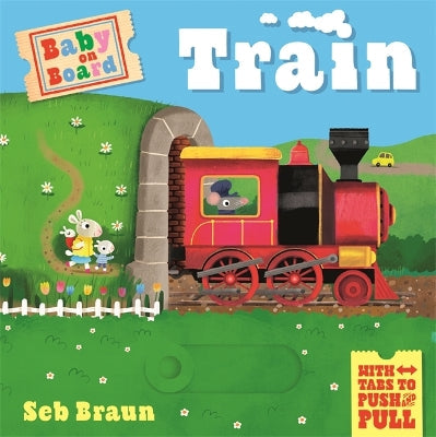 Baby on Board: Train: A Push, Pull, Slide Tab Book-Books-Templar Publishing-Yes Bebe