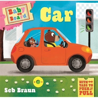 Baby on Board: Car: A Push, Pull, Slide Tab Book-Books-Templar Publishing-Yes Bebe