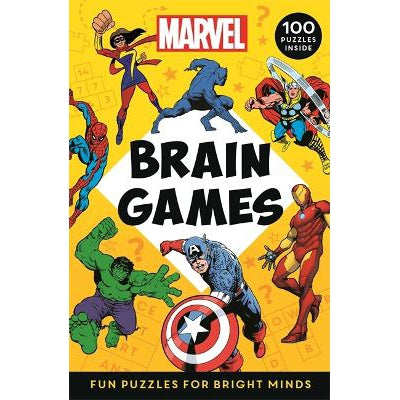 Marvel Brain Games: Fun puzzles for bright minds-Books-Studio Press-Yes Bebe