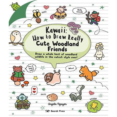 Kawaii: How to Draw Really Cute Woodland Friends-Books-Search Press Ltd-Yes Bebe