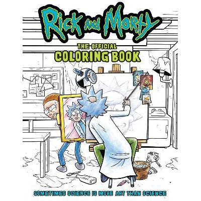 Rick and Morty: Sometimes Science Is More Art Than Science: The Official Colouring Book-Books-Titan Books Ltd-Yes Bebe