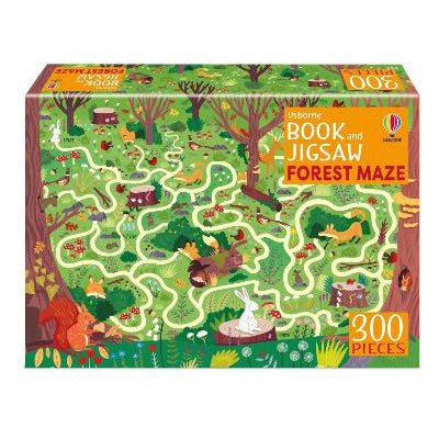 Usborne Book and Jigsaw Forest Maze-Books-Usborne Publishing Ltd-Yes Bebe