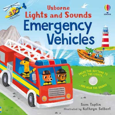 Lights and Sounds Emergency Vehicles-Books-Usborne Publishing Ltd-Yes Bebe