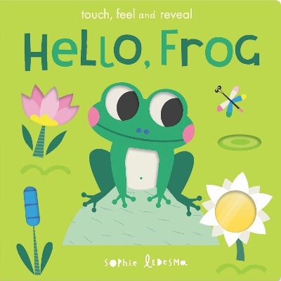 Hello, Frog: touch, feel and reveal-Books-Caterpillar Books Ltd-Yes Bebe