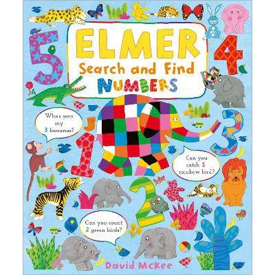 Elmer Search and Find Numbers-Books-Andersen Press Ltd-Yes Bebe