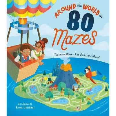 Around the World in 80 Mazes: Fantastic Mazes, Fun Facts, and More!-Books-Arcturus-Yes Bebe