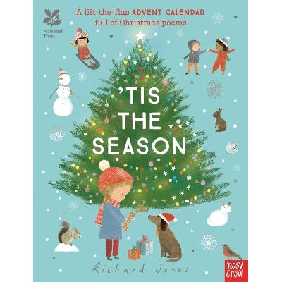 National Trust: 'Tis the Season: A Lift-the-Flap Advent Calendar Full of Christmas Poems-Advent Calendars-Nosy Crow Ltd-Yes Bebe