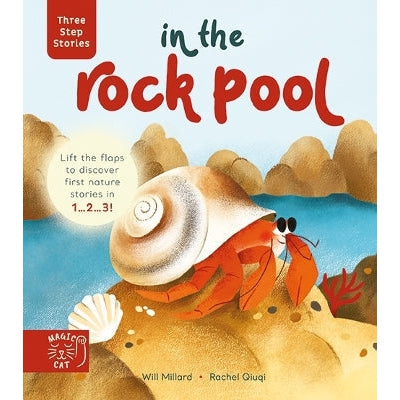 Three Step Stories: In the Rock Pool: Lift the Flaps to Discover First Nature Stories in 1… 2… 3!-Books-Magic Cat Publishing-Yes Bebe