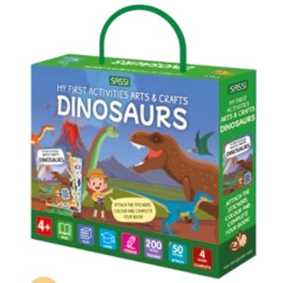 Dinosaurs: My First Activities Arts & Crafts-Books-Sassi-Yes Bebe