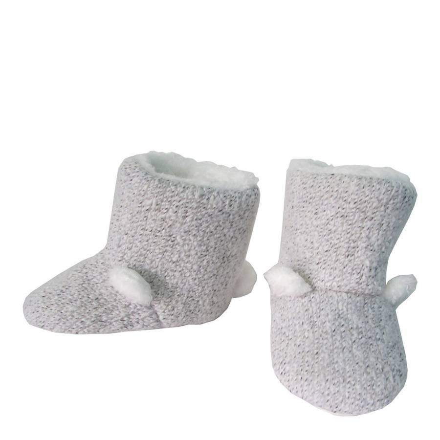 Albetta Polar Bear Knitted Booties 0-6 months