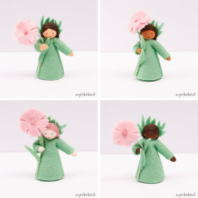 Carnation Doll with Flower in Hand
