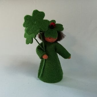 Clover Boy Doll with Flower in Hand
