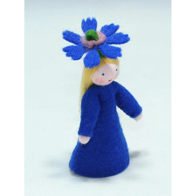 Cornflower Doll with Flower on Head - Fair Skin