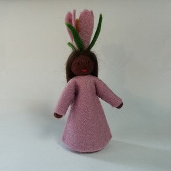 Crocus Doll with Flower in Hand
