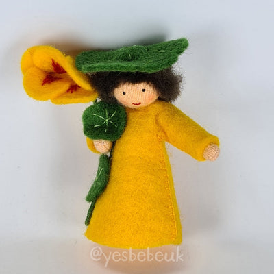 Lady's Slipper Doll with Flower in Hand