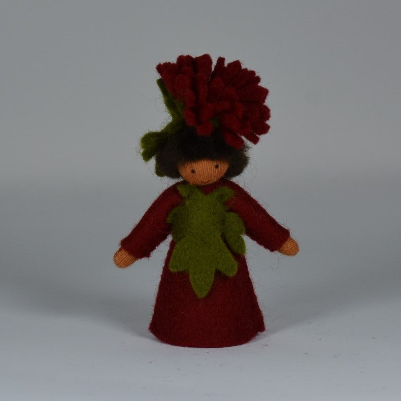 Michaelmas Daisy Boy Doll with Flower on Head - Medium Skin