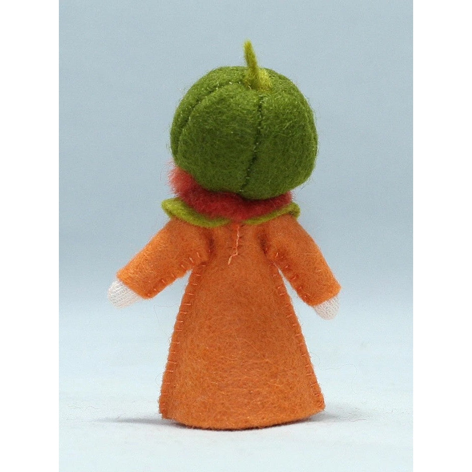Pumpkin Boy Doll with Flower on Head - Fair Skin