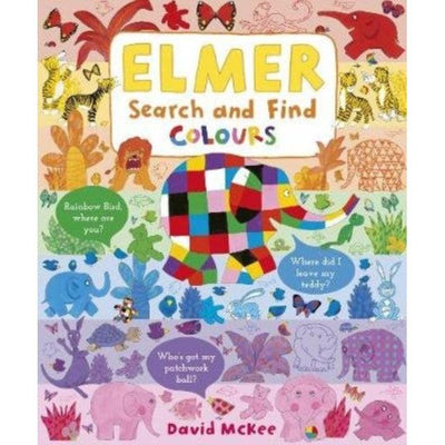 Elmer Search And Find Colours - David Mckee