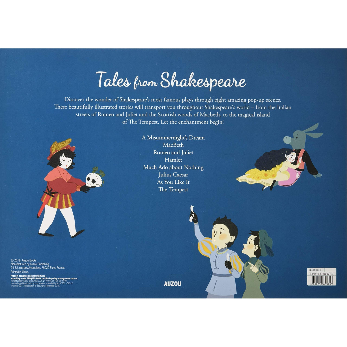 Tales From Shakespeare (Paper Theatre) - Auzou