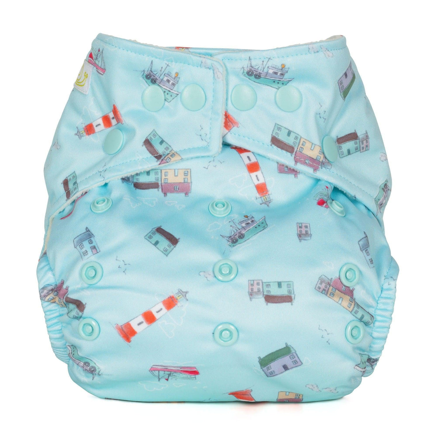 Baba + Boo One Size Reusable Nappy - Harbour