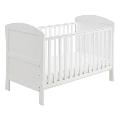 Aston Dropside Cot Bed - White