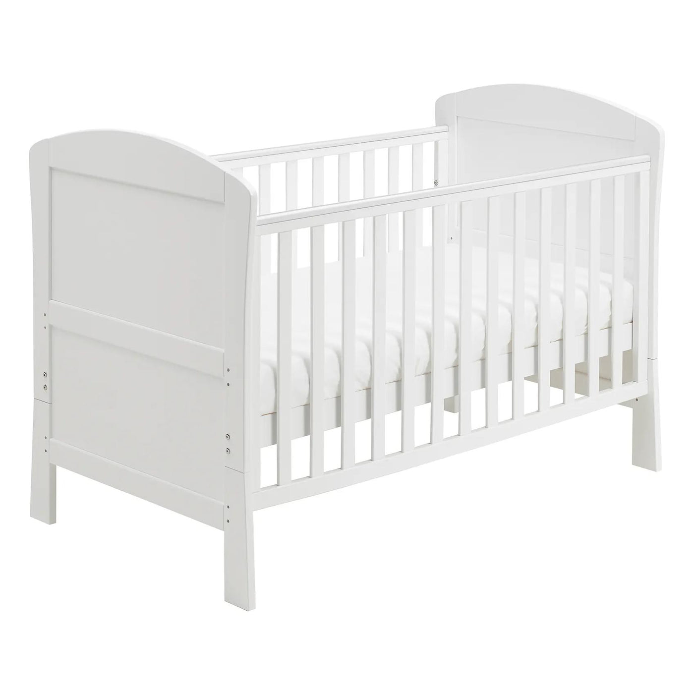 Aston Dropside Cot Bed - White