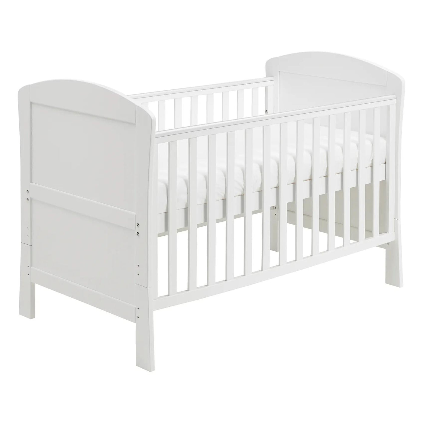 Aston Dropside Cot Bed - White